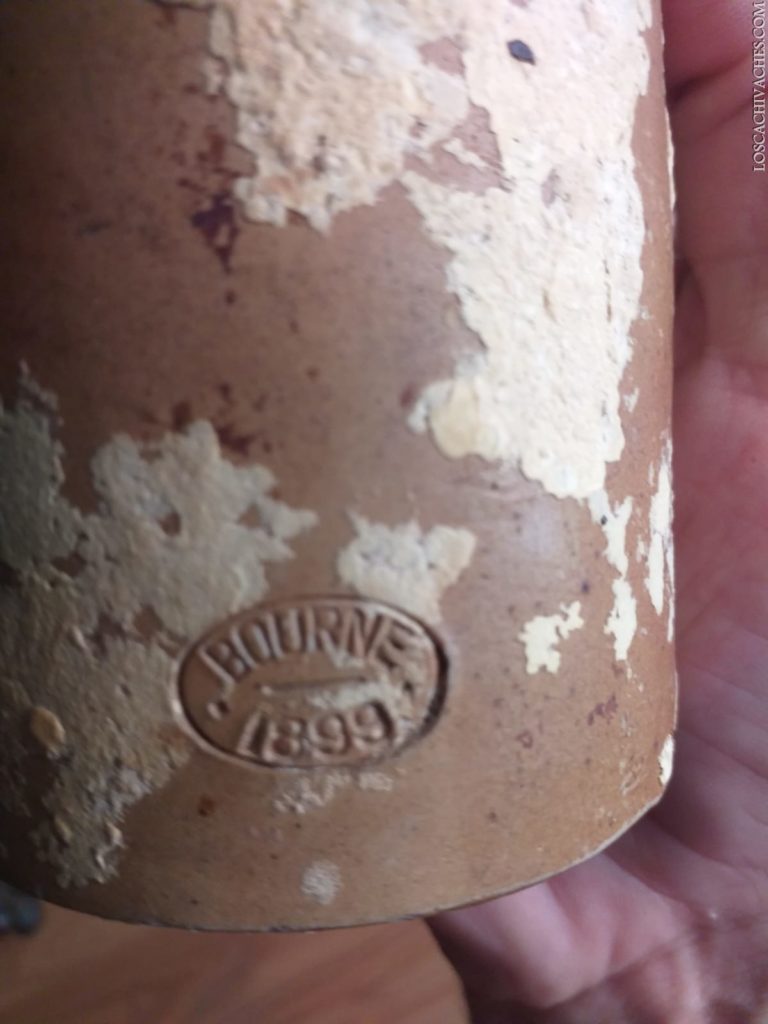 Botella antigua Schweppes 1890 rescatada bajo del mar 5