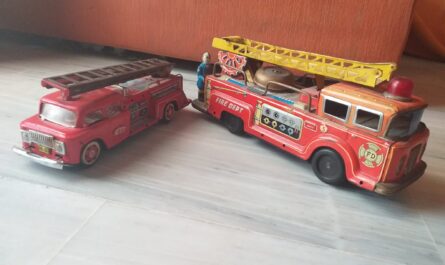 Juguetes de lata camiones bomberos, hojalata, juguetes antiguos, colección